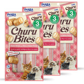 INABA Churu Bites en caja de tubos, listo para snack diario y frescura
