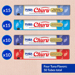 INABA Churu dish-topper use demonstrates versatile feeding on kibble or bowls
