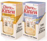 INABA Churu kittens creamy puree tuna tube open for serving