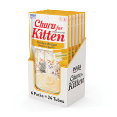 INABA Churu kittens packaging tubes for easy portion-controlled feeding