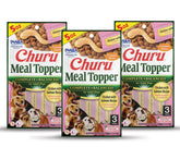 INABA Churu meal topper tube closeup showing creamy texture for easy feeding.