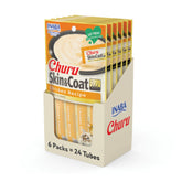 INABA Churu tubitos de pollo cremosos para hidratar y premiar a tu gato.