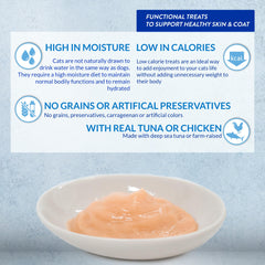 INABA Churu tuna packaging featuring a 24-tube bundle for easy serving.