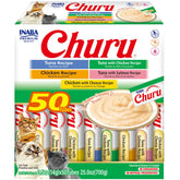 INABA Churu tuna-tube-closeup shows high-moisture hydration-friendly treat for cats