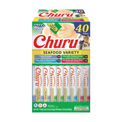 INABA Churu tuna tube close-up showing creamy texture for hand feeding
