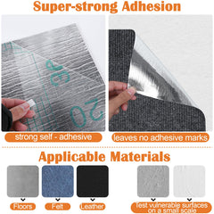 Inchoco Cat Scratch Pad cut-to-fit showing customized shaping for odd corners