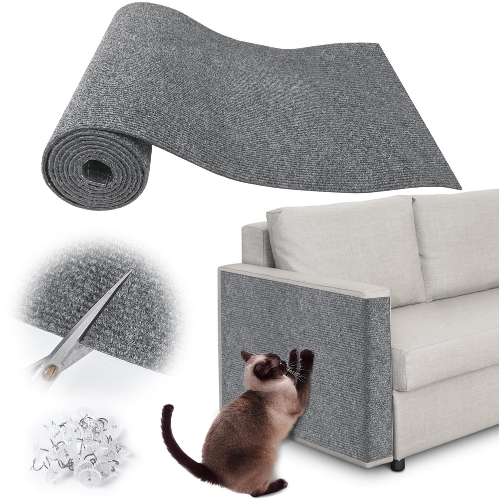 Inchoco cat-scratch-pad premium felt surface resists wear while protecting furniture.