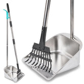 Indiedouker dog pooper scooper with large capacity for yard cleanup