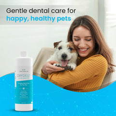 Infinite Health Labs Oxydent helps dogs and cats stay fresher after meals.