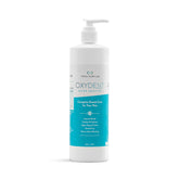 Infinite Health Labs Oxydent bottle in a pet water bowl for daily fresh breath.