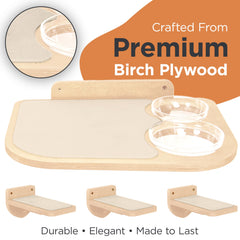 INICIO Cat Wall Shelves wall-mounted cat perch with safe steps