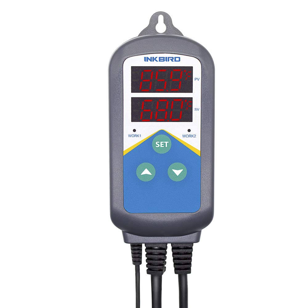 Inkbird Aquarium Heater probe display provides precise readings for reliable tank control.