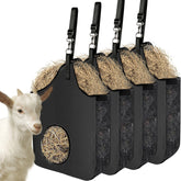 INKNOTE hay bag hanging setup shows easy installation and controlled feeding.