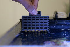 Innovative Marine Fish Guard protects small invertebrates without affecting flow.