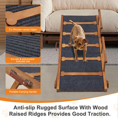 INRLKIT anti-slip surface and grooves improve traction on steps.