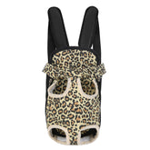 Inspack leopard-print front-carrier keeps small pets close during adventures