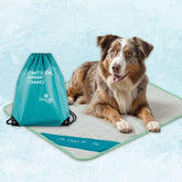INSPECTOR TAIL ChillPocket air-cell quilting top view promotes cooling comfort for dogs.