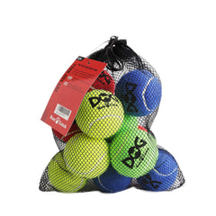 INSUM tennis balls for dogs 12-pack, vibrant colors for easy visibility during fetch