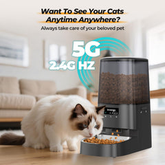 Invengo automatic feeder 5L hopper highlights large capacity for several days of meals.
