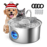 Invengo cat water fountain 3.2L reservoir demonstrates large capacity for households with multiple pets.