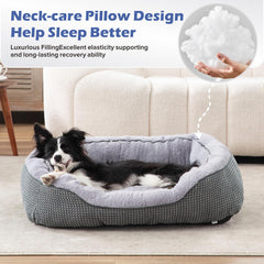 INVENHO plush surface delivers soft calming comfort for peaceful sleep