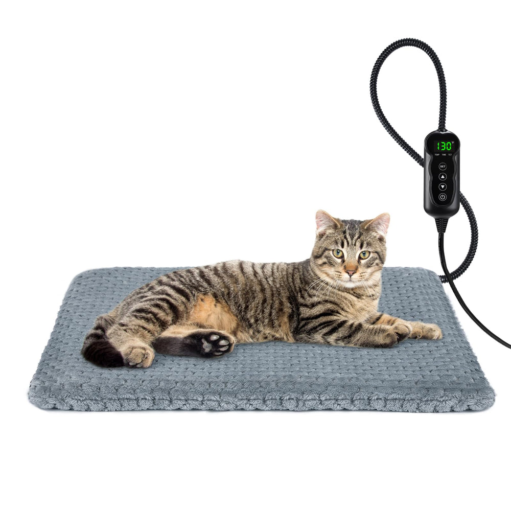 INVENHO heated cat bed front view showing cozy warmth for pets
