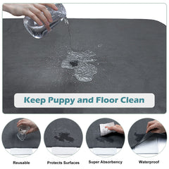 INVENHO anti-slip bottom detail keeps the pad in place on floors and beds.