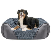 INVENHO X-Large Dog Bed front view showcases rectangular shape for comfortable lounging.