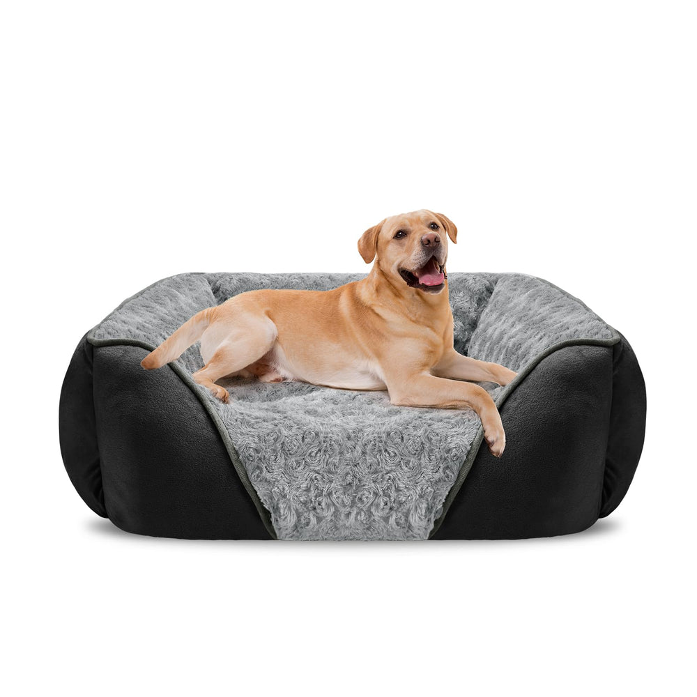INVENHO XX-Large Dog Bed top view showing generous space for relaxed lounging.