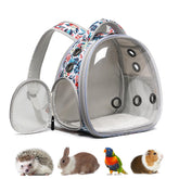 ioview travel pet backpack expands dimensions for spacious travel with small pets.
