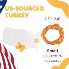 iPaw Turkey Tendon hypoallergenic single-protein image highlights gentle digestion friendly chew