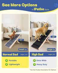 IPETBA dog ramp folded flat for easy storage and travel.