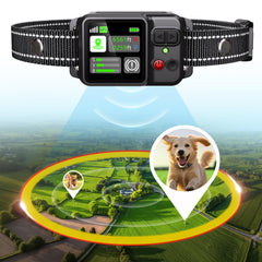 ipetlore GPS fence home setup shows quick, safe yard boundaries for dogs