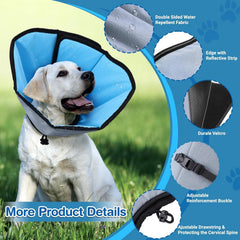 ipetstation dog cone reinforcement buckles ensures it won't slip off