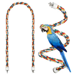 iplusmile percha cuerda 40 pulgadas para ave, ideal para explorar en jaula