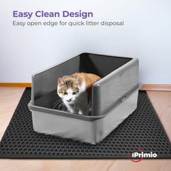 iPrimio cat litter trapper honeycomb structure capturing litter from paws