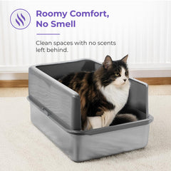 iPrimio XL detachable panel enables fast, low-stress litter changes