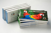 IQ BIRD TESTING bird-dna-gender-test-kit-cover shows contents for easy sampling.
