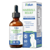 IRALUN Hairball Treatment bottle front view highlighting digestive support