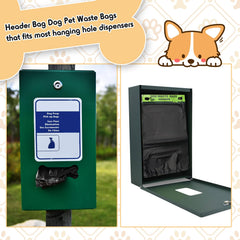 Ireer universal-size bags fit major hang-hole dispensers for easy access