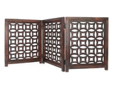 IRONGATE wooden foldable pet gate panel assembly showcases sturdy tri-fold construction for versatile openings.