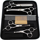 iSeaFly dog grooming scissors 7.3-inch thinning for texture and bulk control