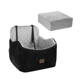 Ishineon dog car seat adjustable-leashes boost safety during car rides