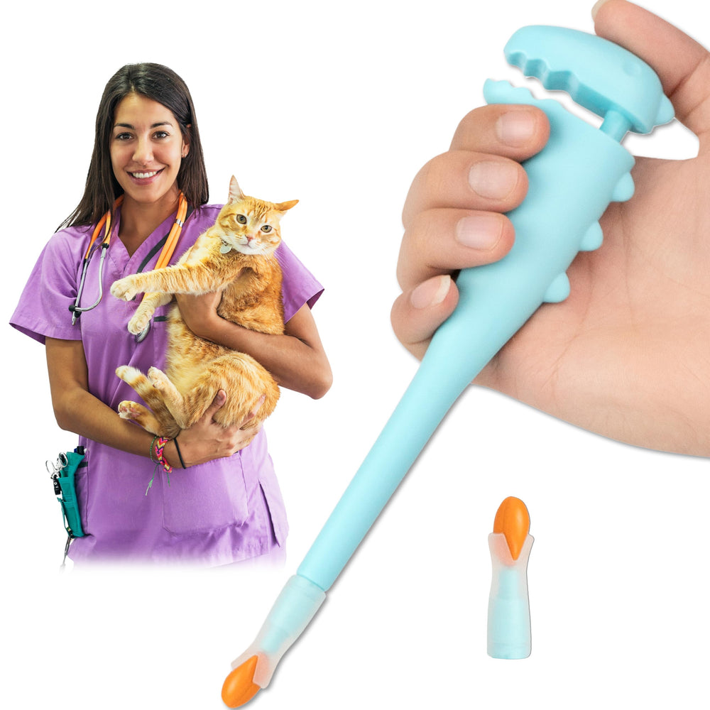ISPONRE pet pill shooter compact travel design for easy meds