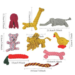 ITISMUNGO dog chew octopus toy offering textured ropes for interactive play