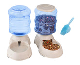 Ito Rocky pet-feeder-set-front-view demonstrates steady meal delivery for cats and dogs.