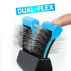 iToleeve Dual Flex design two-sided for detangling and fluffing.