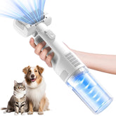 itutn dog vacuum shedding-grooming captures loose fur during brushing for a cleaner home.