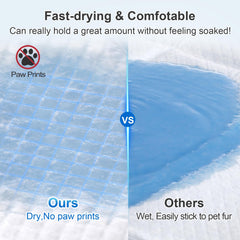 iweepet leak-proof-bottom-pe-film pad protects floors during vigorous activity.