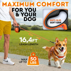 IWOOFI leash 360° swivel enabling freedom without twists during walks